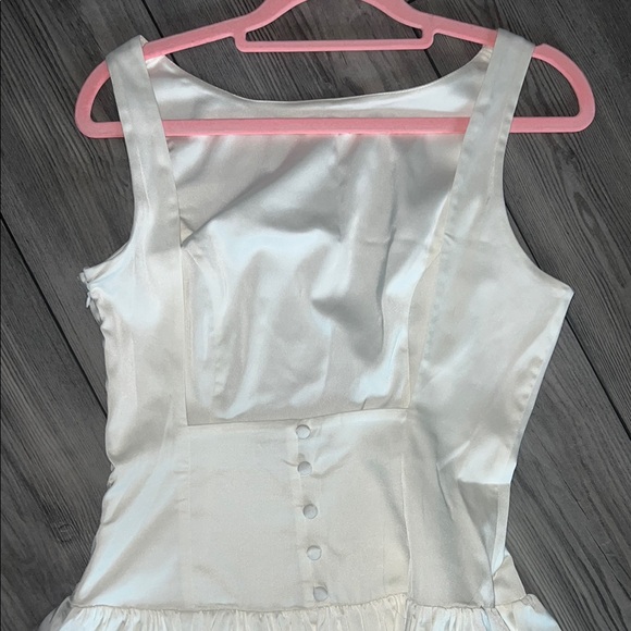 Abercrombie High-Neck Bubble Hem Mini Dress - Picture 3 of 4